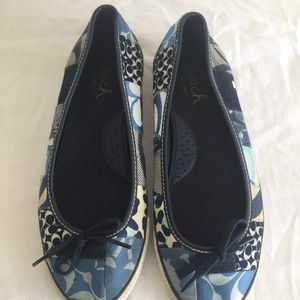Adorable Coach Slip-on Flats